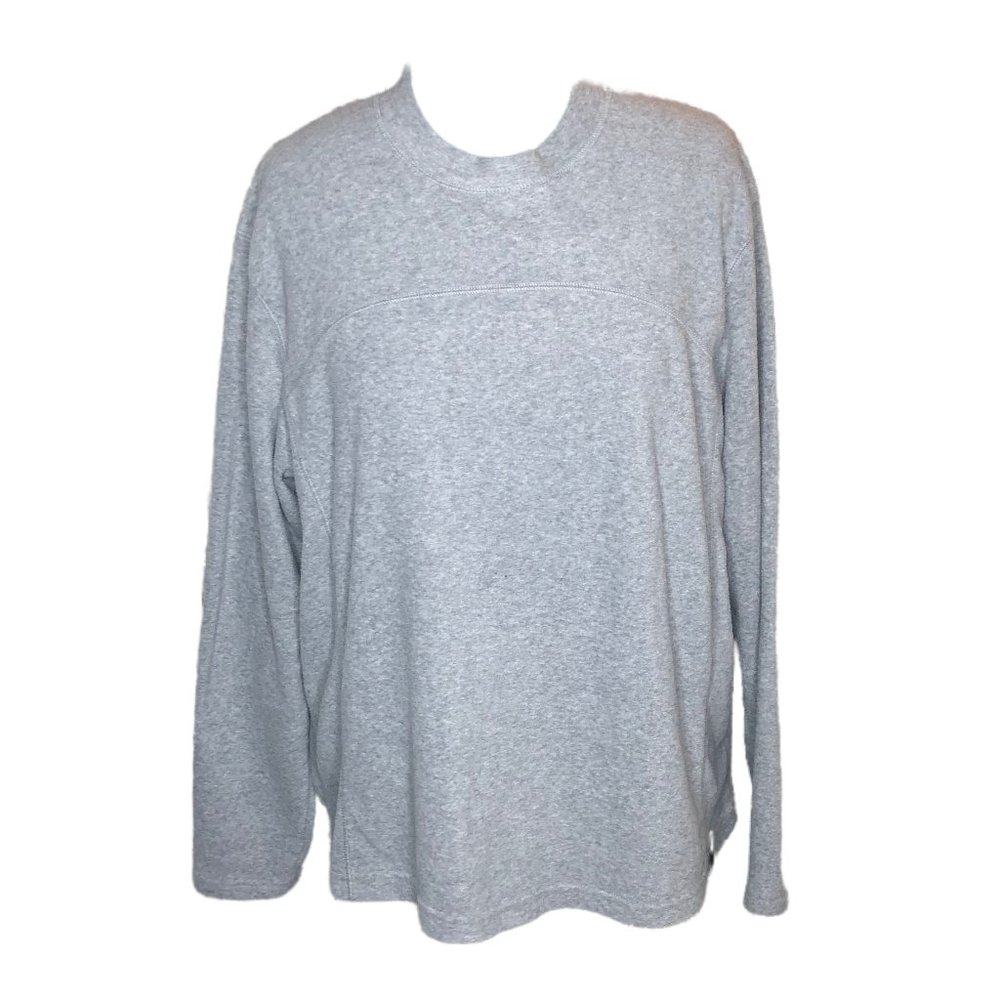 DKNY Gray Fleece Pullover